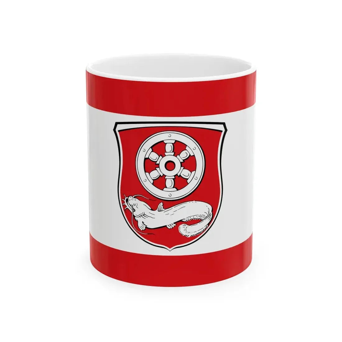 Flagge Klein-Welzheim (Germany) White Coffee Mug 11oz - Go Mug Yourself