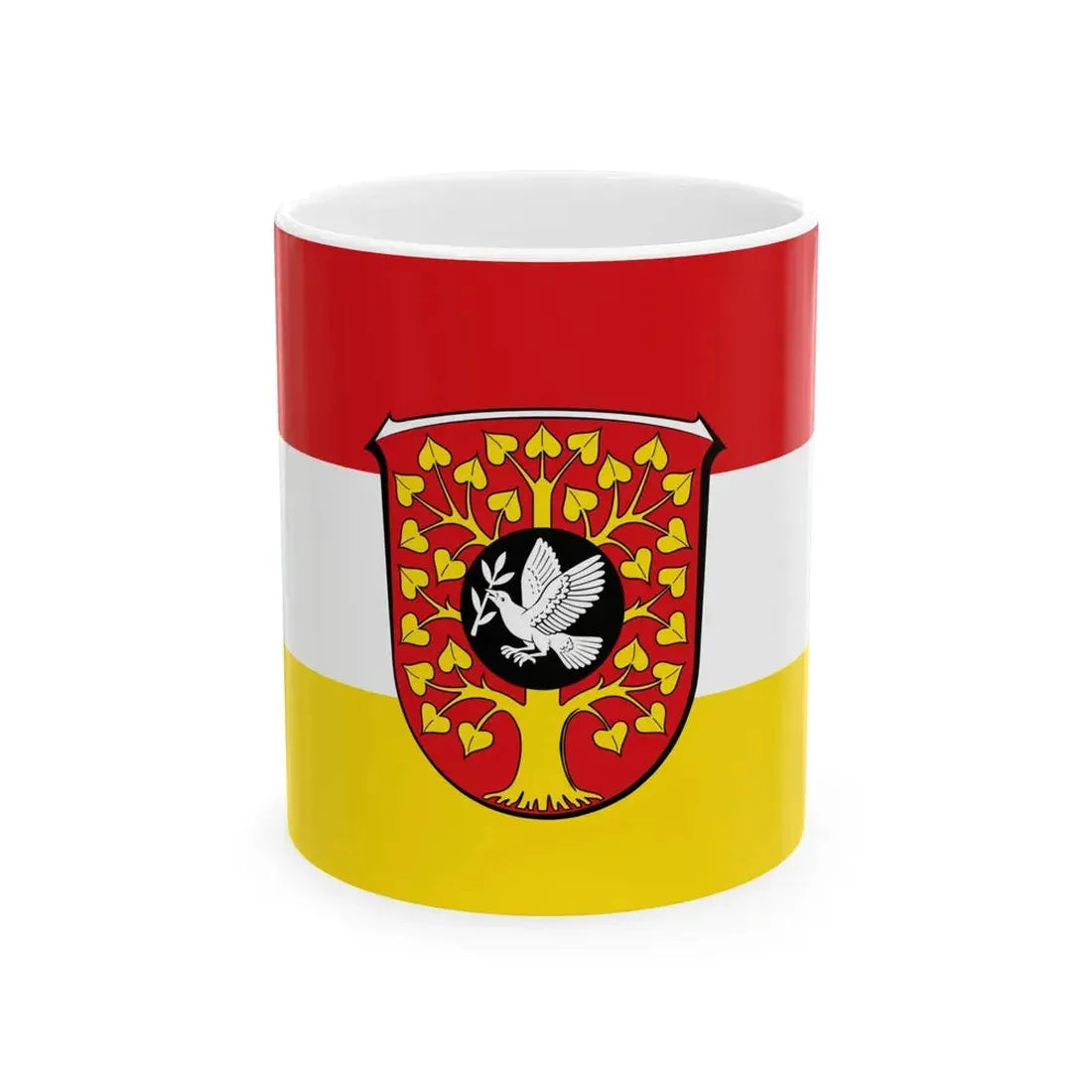 Flagge Kleingladenbach (Germany) White Coffee Mug 11oz - Go Mug Yourself