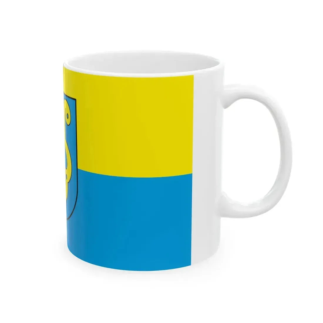 Flagge Klingenthal (Germany) White Coffee Mug - Go Mug Yourself