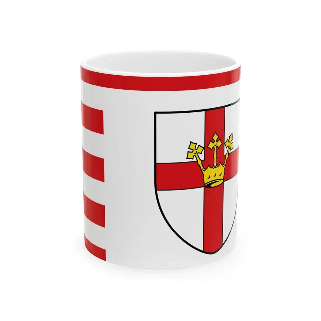 Flagge Koblenz 2 (Germany) White Coffee Mug 11oz - Go Mug Yourself