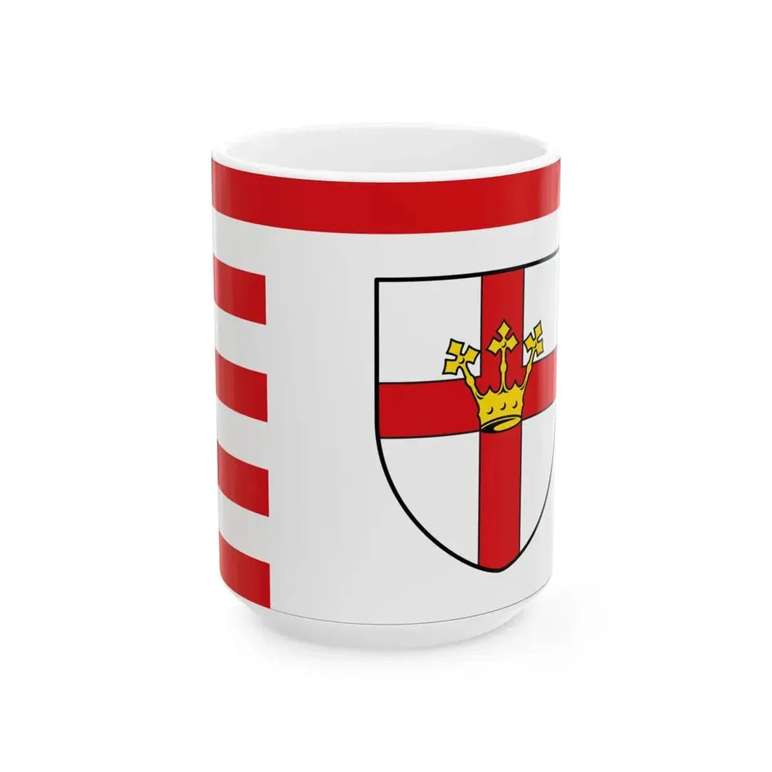 Flagge Koblenz 2 (Germany) White Coffee Mug 15oz - Go Mug Yourself