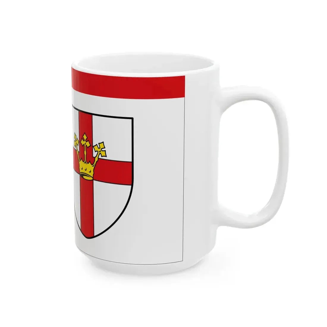 Flagge Koblenz 2 (Germany) White Coffee Mug - Go Mug Yourself