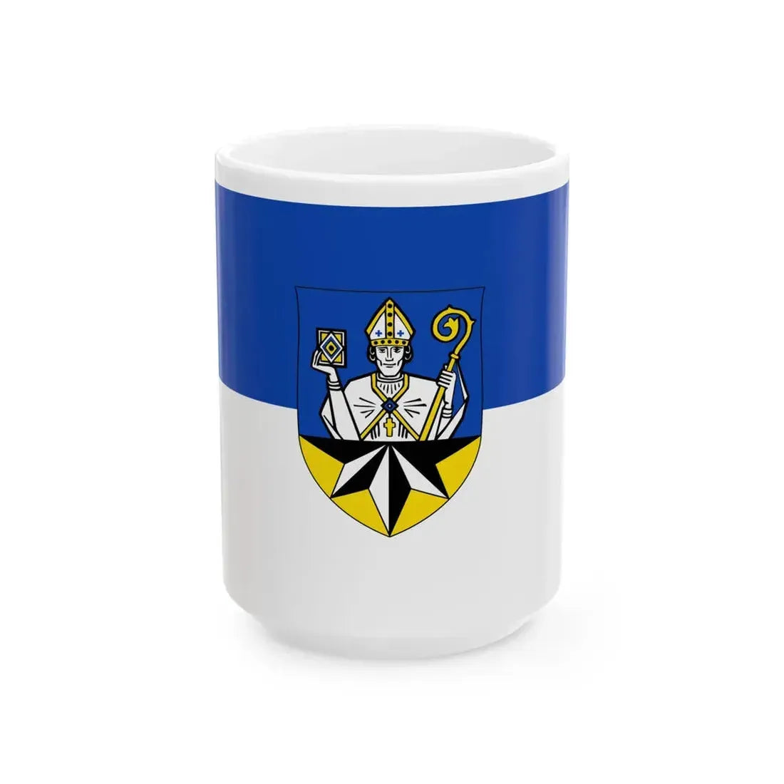 Flagge Korbach (Germany) White Coffee Mug 15oz - Go Mug Yourself