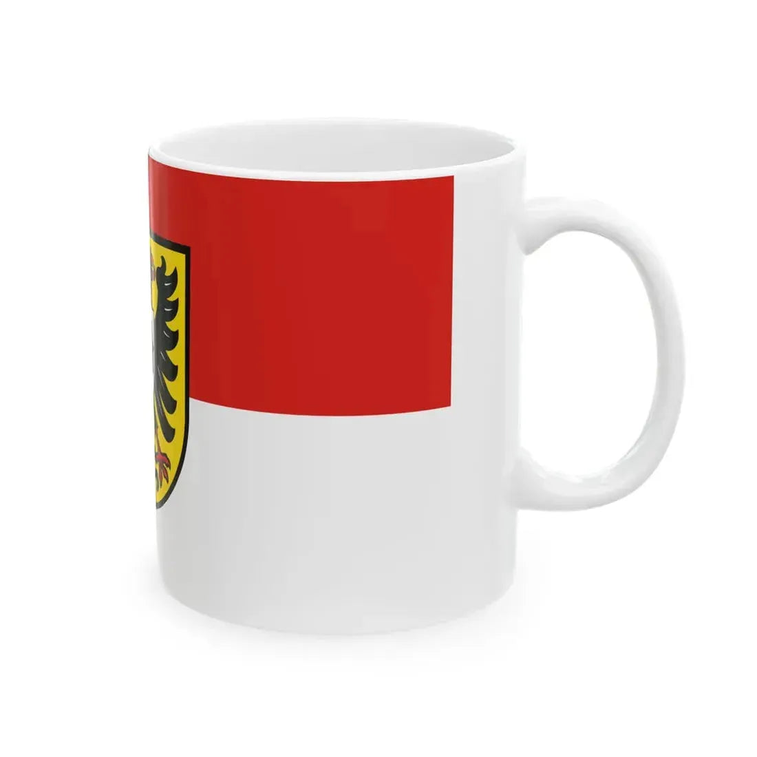 Flagge Kraichtal (Germany) White Coffee Mug - Go Mug Yourself