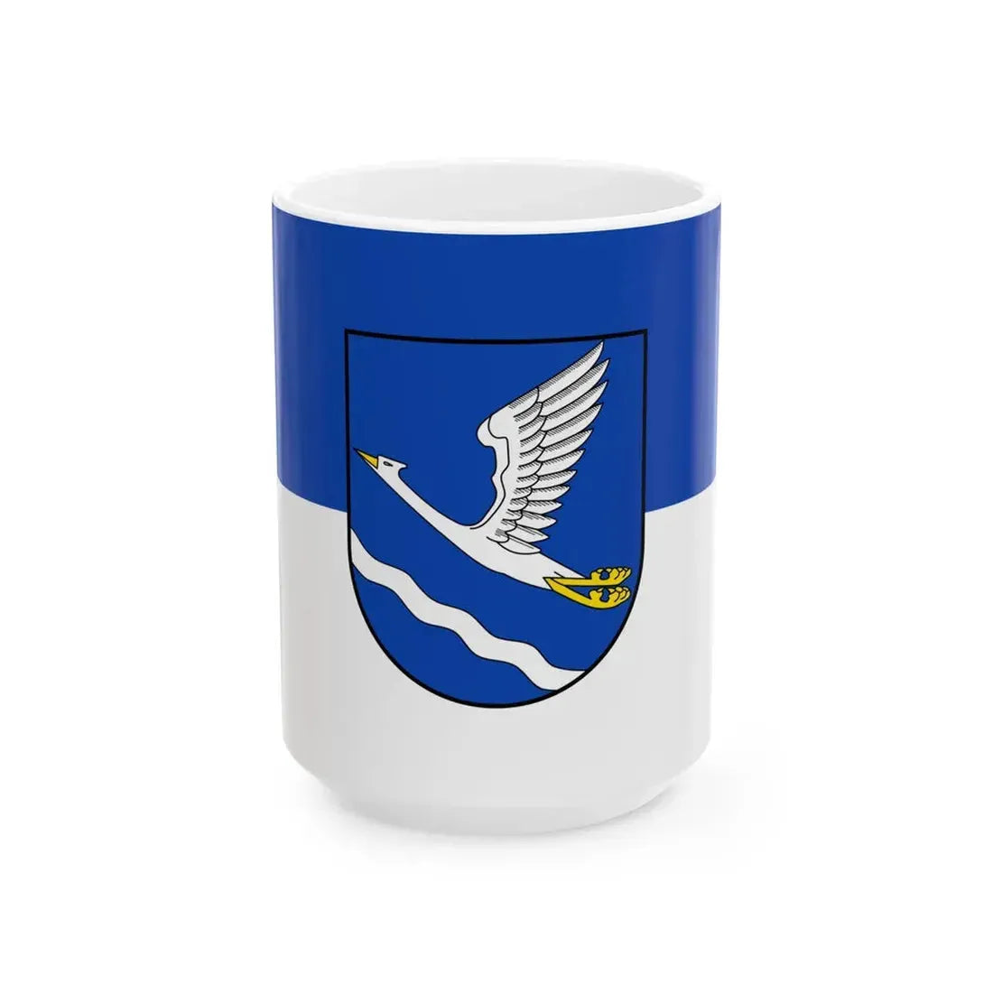 Flagge Krebeck (Germany) White Coffee Mug 15oz - Go Mug Yourself