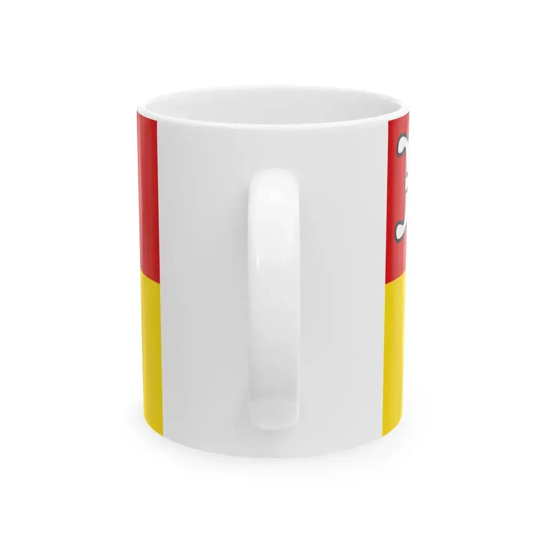 Flagge Kreis Borken 1979 (Germany) White Coffee Mug - Go Mug Yourself