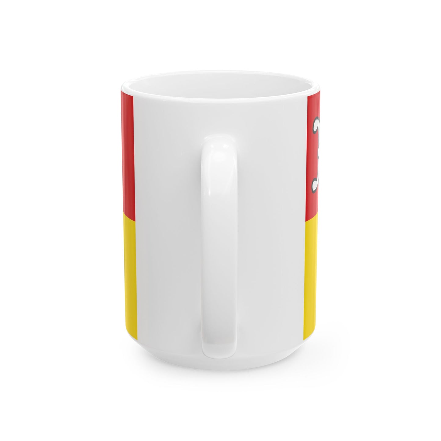 Flagge Kreis Borken 1979 (Germany) White Coffee Mug-Go Mug Yourself