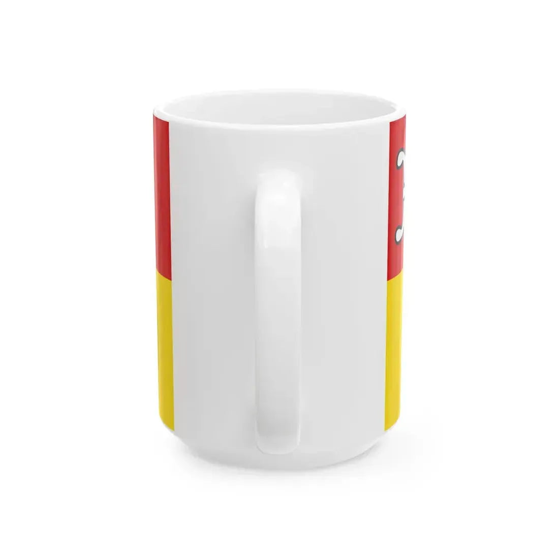 Flagge Kreis Borken 1979 (Germany) White Coffee Mug - Go Mug Yourself