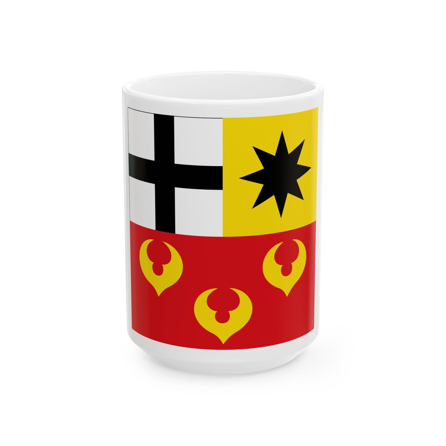 Flagge Kreis Brilon (Germany) White Coffee Mug-15oz-Go Mug Yourself