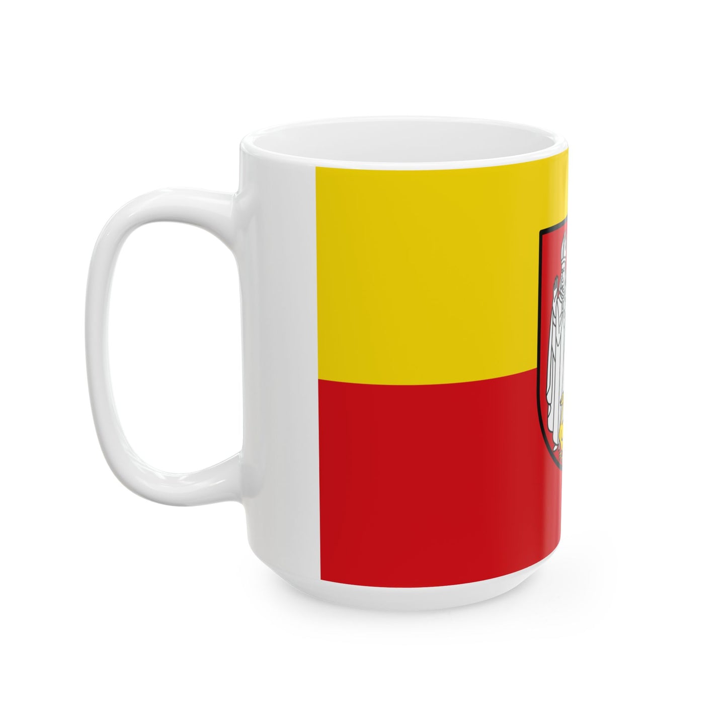 Flagge Kreis Coesfeld 1972 (Germany) White Coffee Mug-Go Mug Yourself