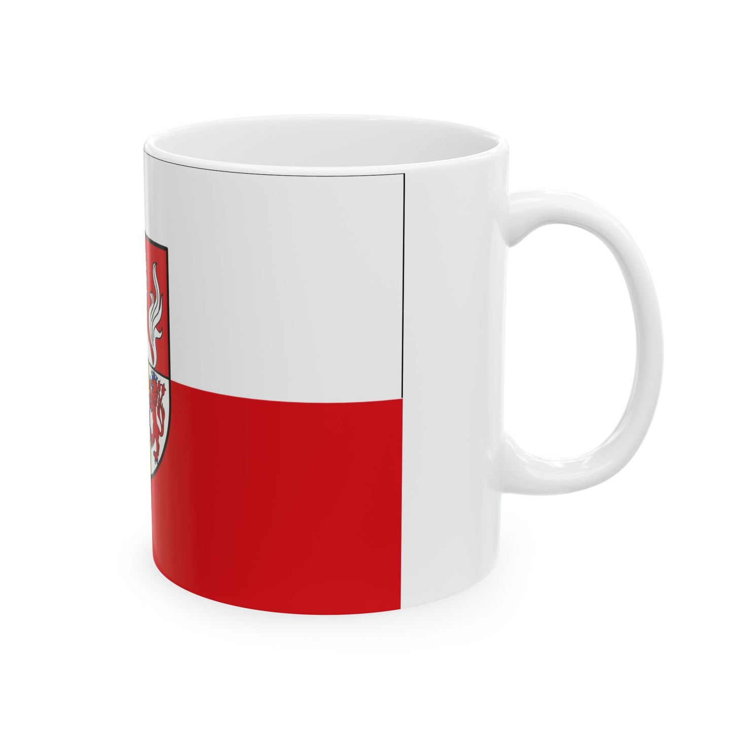 Flagge Kreis Iserlohn (Germany) White Coffee Mug-Go Mug Yourself
