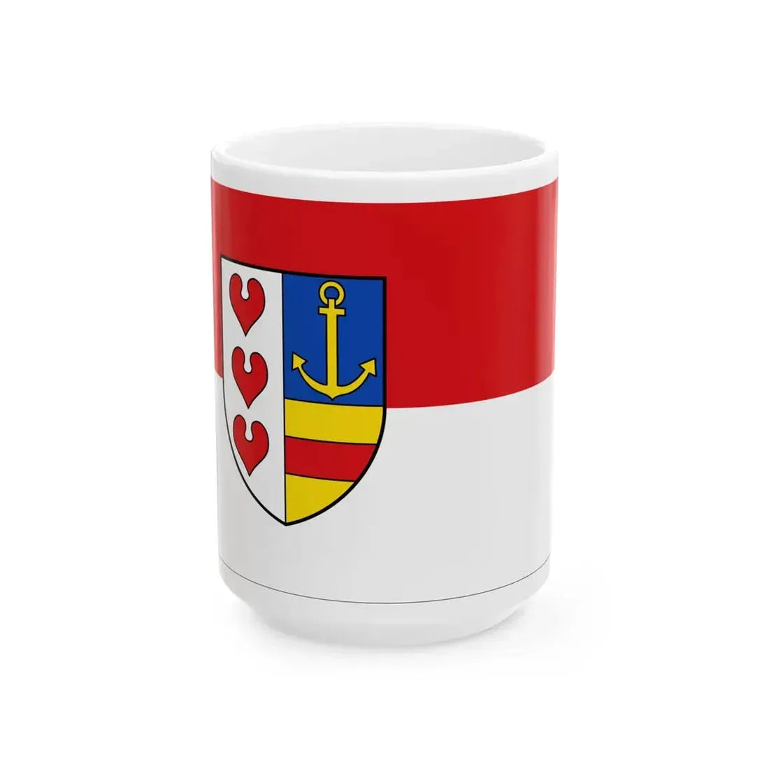 Flagge Kreis Tecklenburg (Germany) White Coffee Mug 15oz - Go Mug Yourself