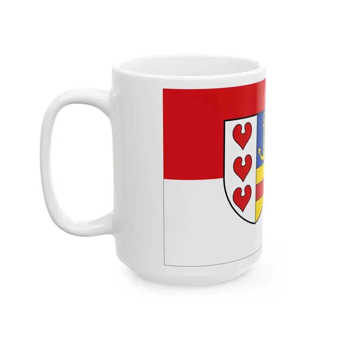Flagge Kreis Tecklenburg (Germany) White Coffee Mug - Go Mug Yourself