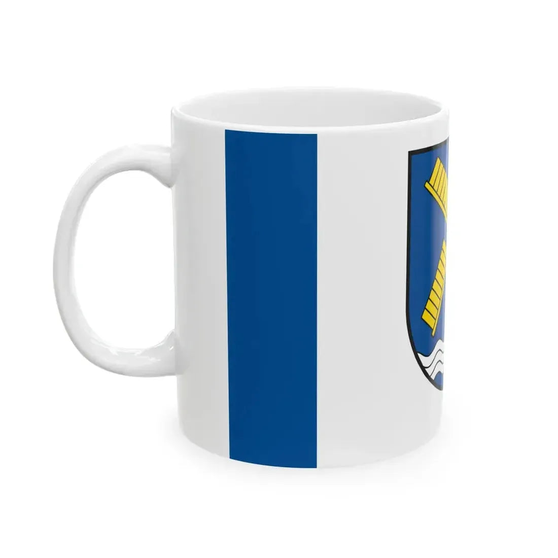 Flagge Krokau (Germany) White Coffee Mug - Go Mug Yourself