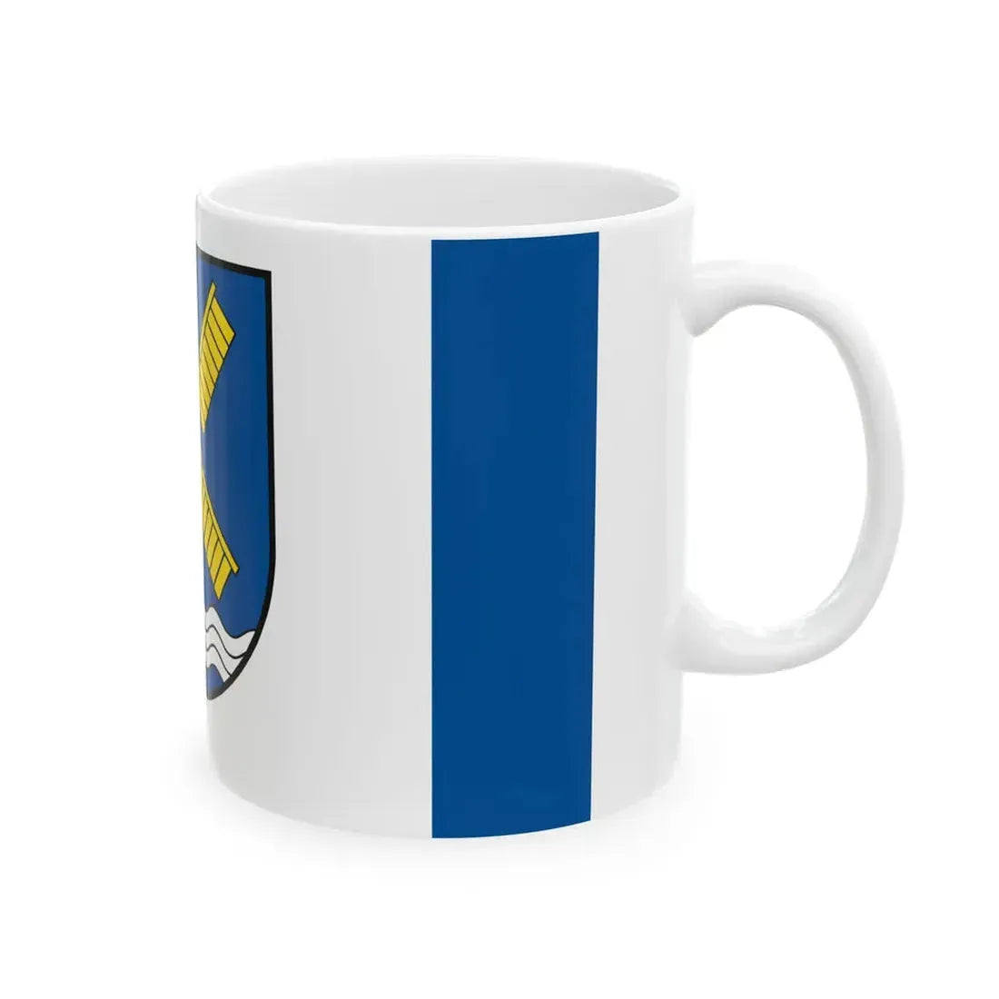 Flagge Krokau (Germany) White Coffee Mug - Go Mug Yourself