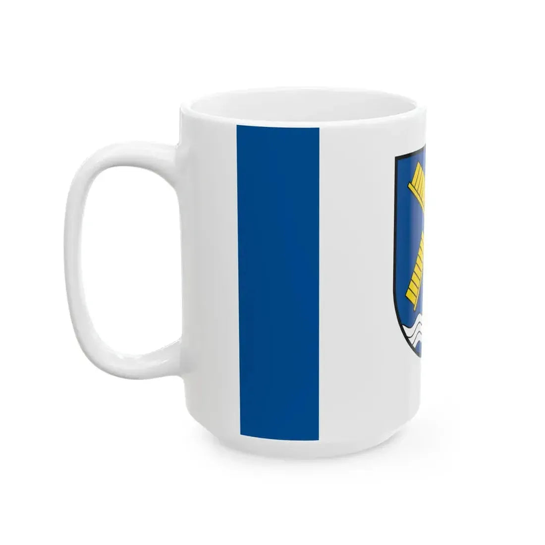 Flagge Krokau (Germany) White Coffee Mug - Go Mug Yourself