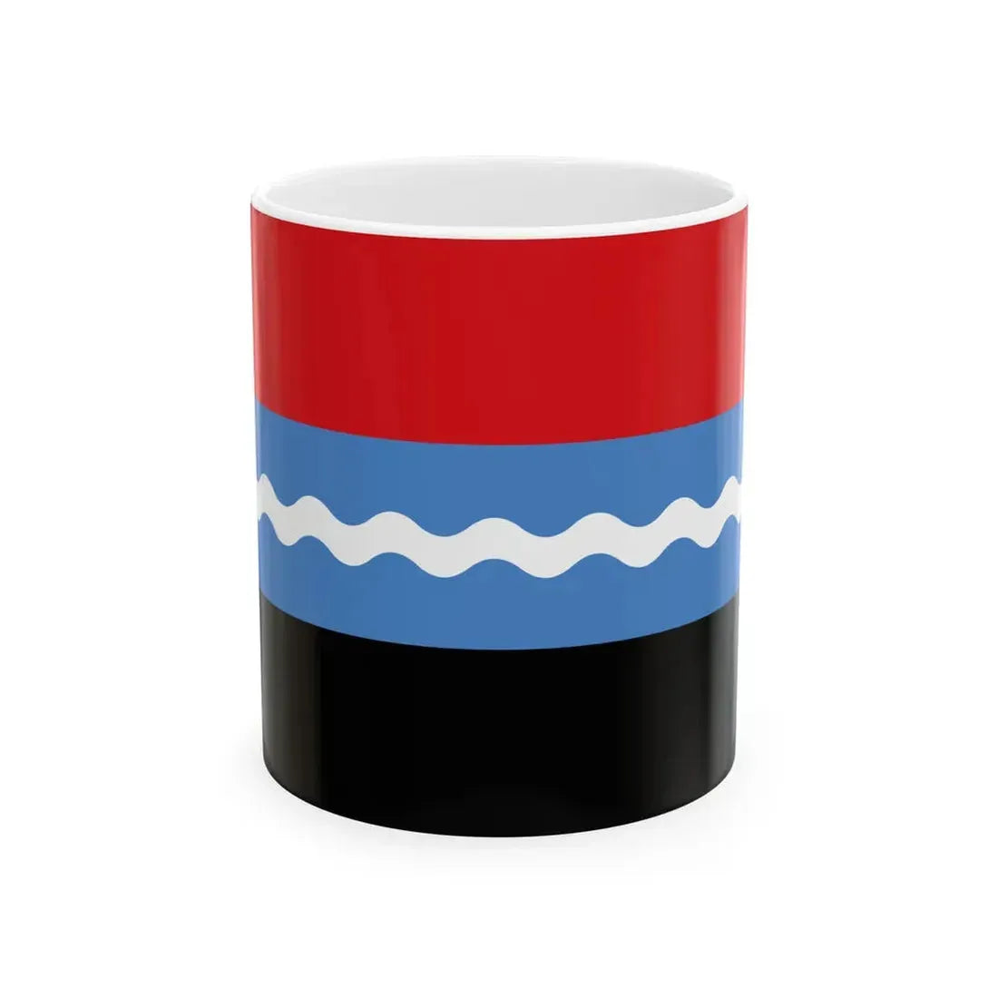 Flagge Krummhoern (Germany) White Coffee Mug 11oz - Go Mug Yourself