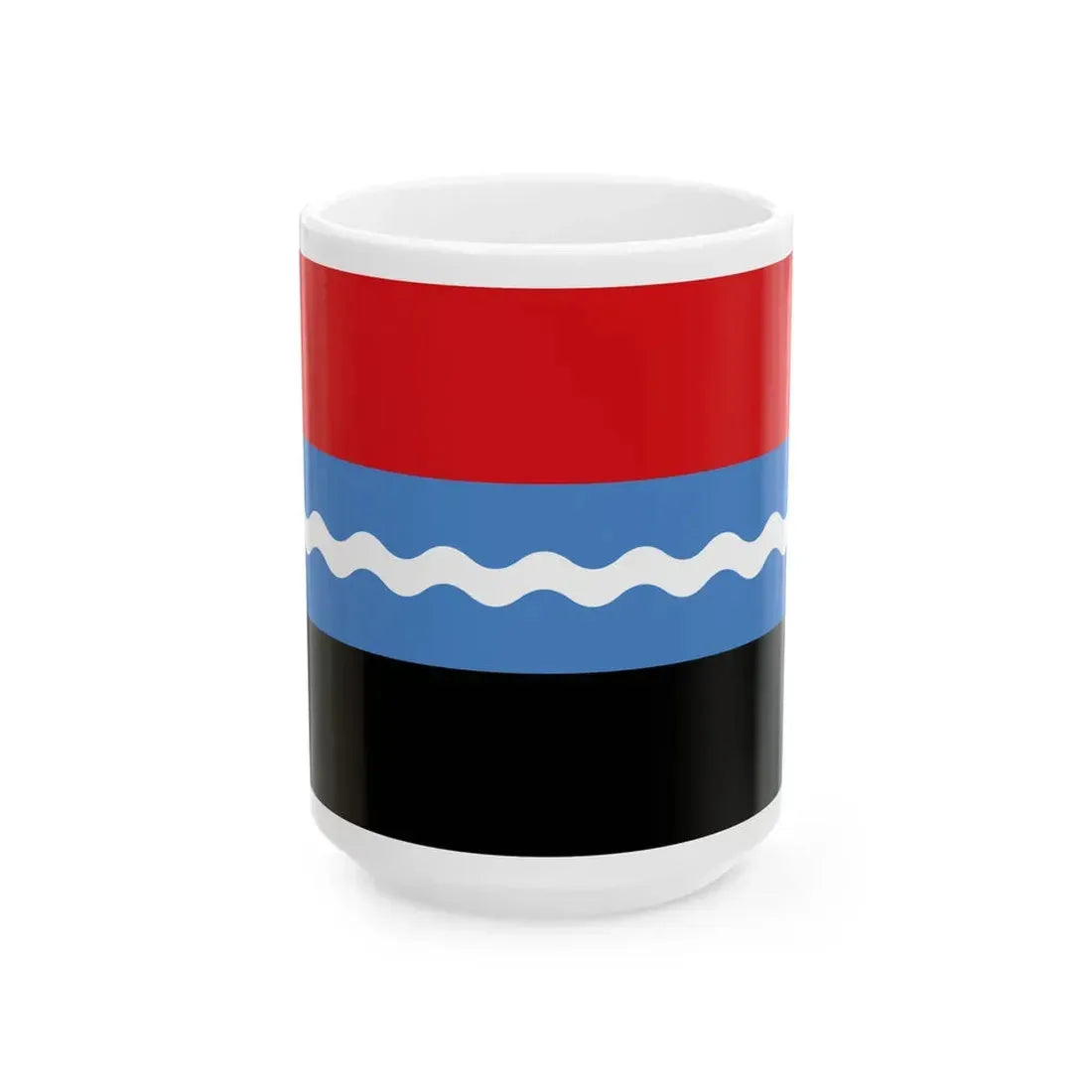 Flagge Krummhoern (Germany) White Coffee Mug 15oz - Go Mug Yourself