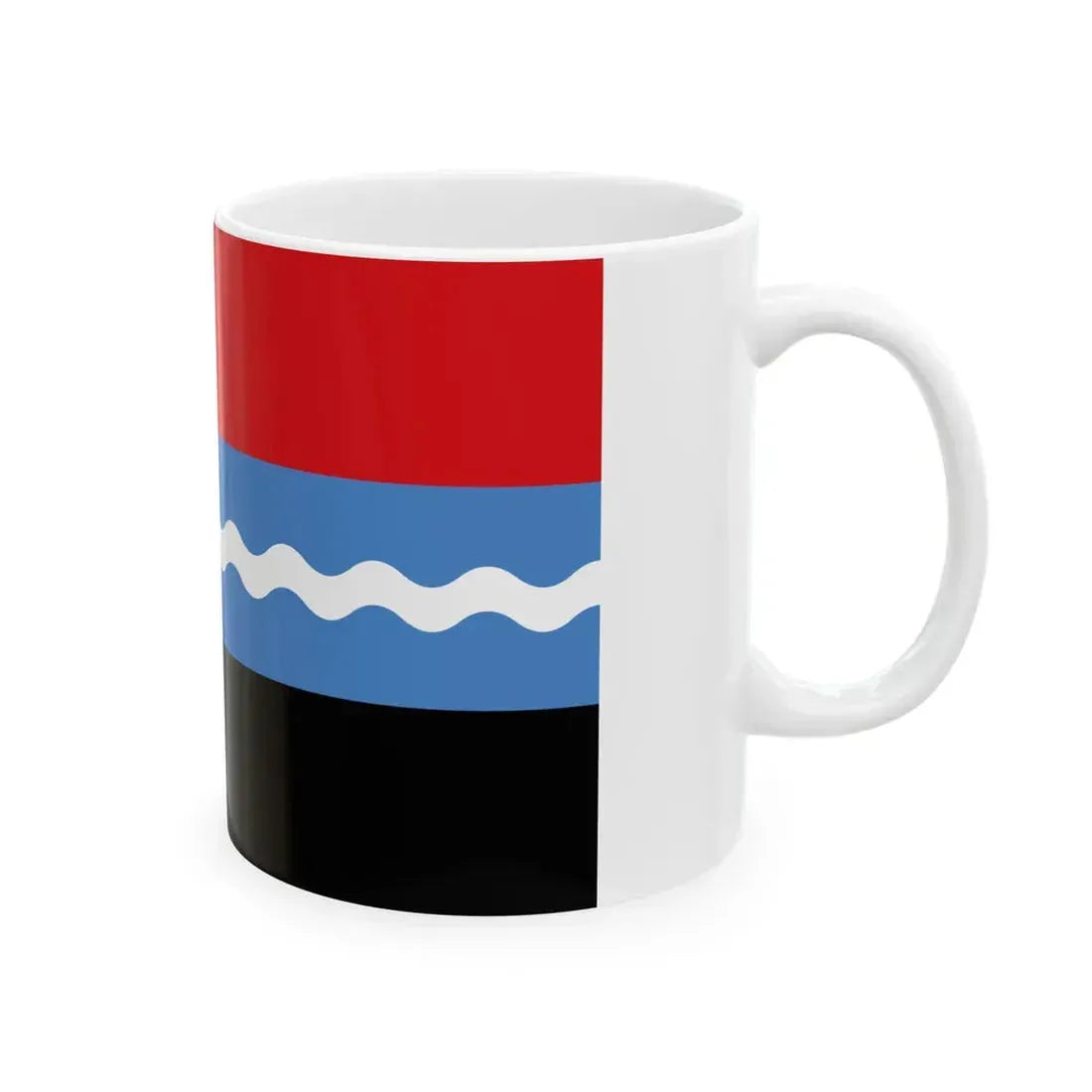 Flagge Krummhoern (Germany) White Coffee Mug - Go Mug Yourself