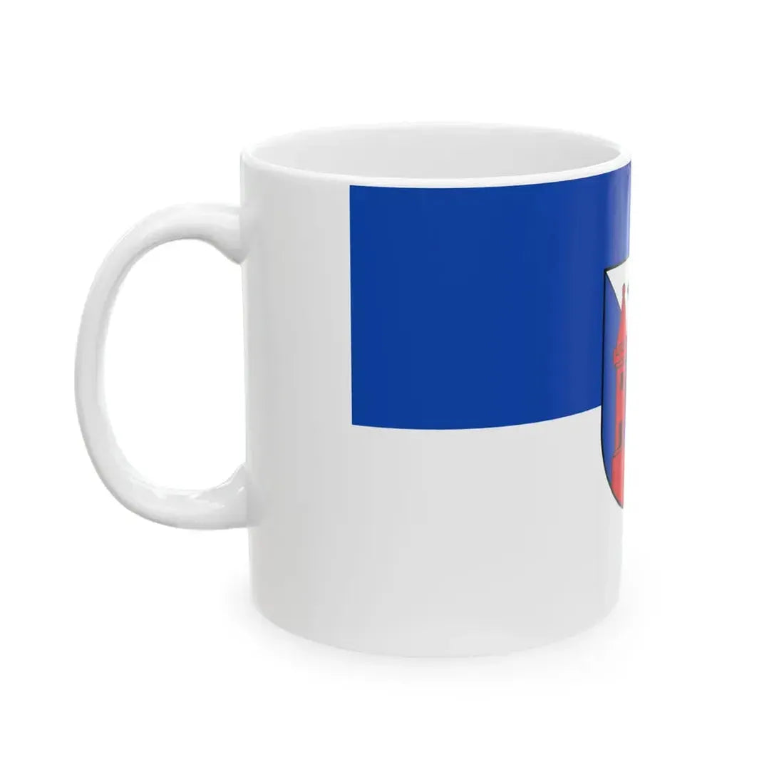 Flagge Ladenburg (Germany) White Coffee Mug - Go Mug Yourself