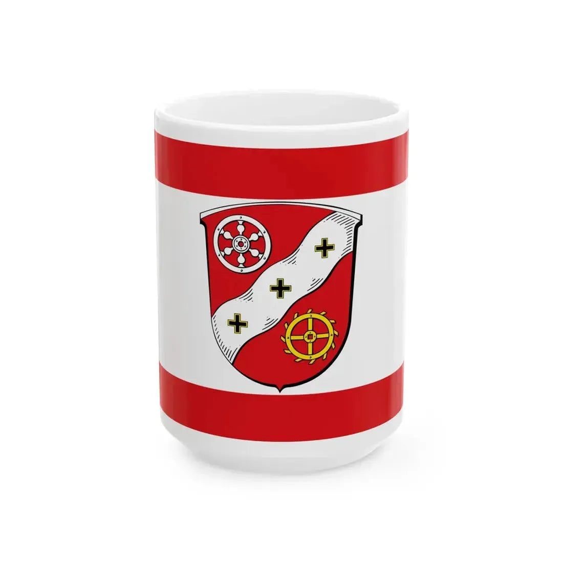 Flagge Laemmerspiel (Germany) White Coffee Mug 15oz - Go Mug Yourself