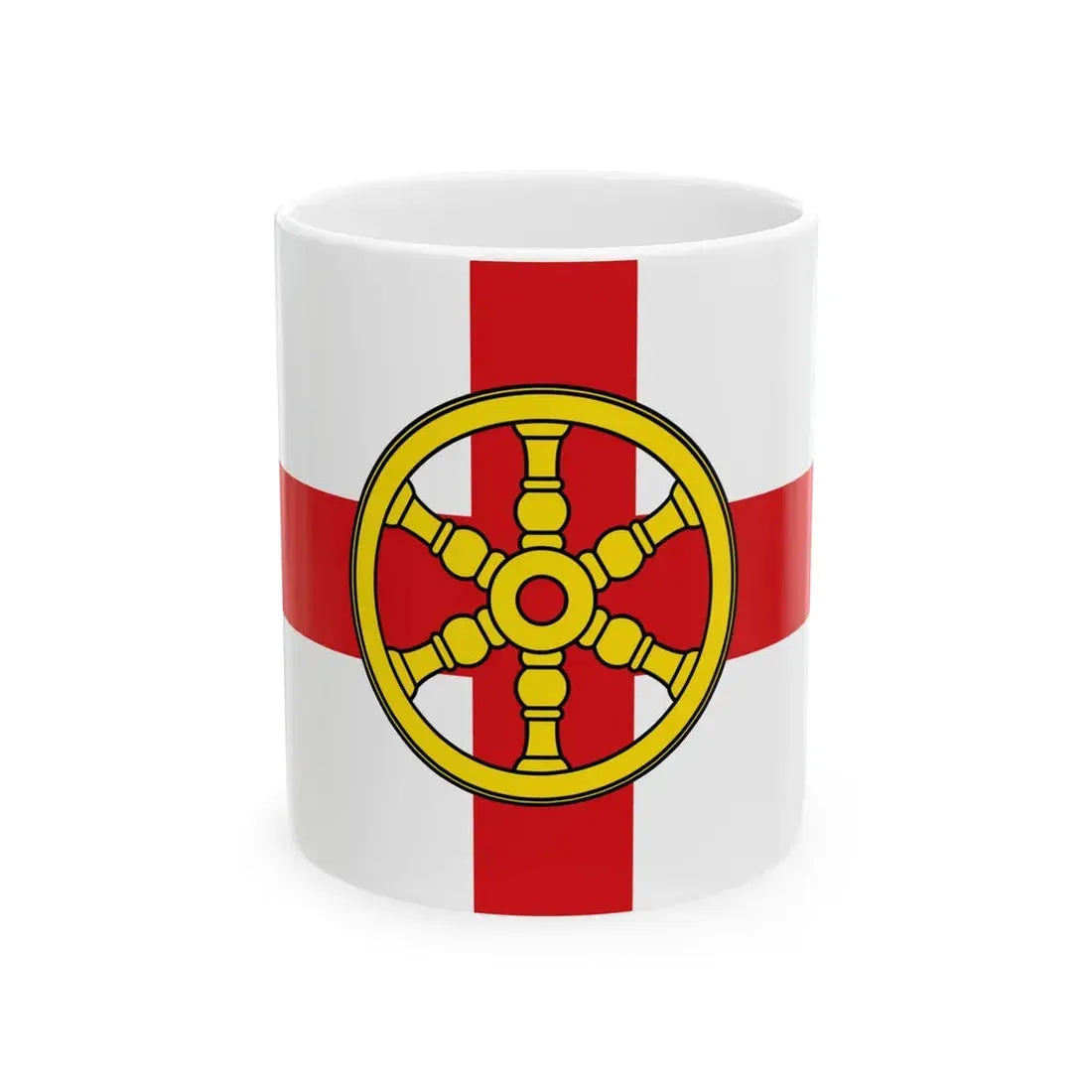 Flagge Lahnstein (Germany) White Coffee Mug 11oz - Go Mug Yourself