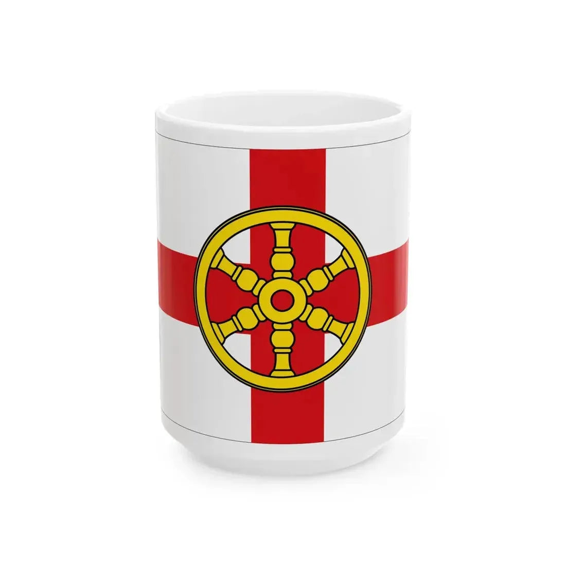 Flagge Lahnstein (Germany) White Coffee Mug 15oz - Go Mug Yourself