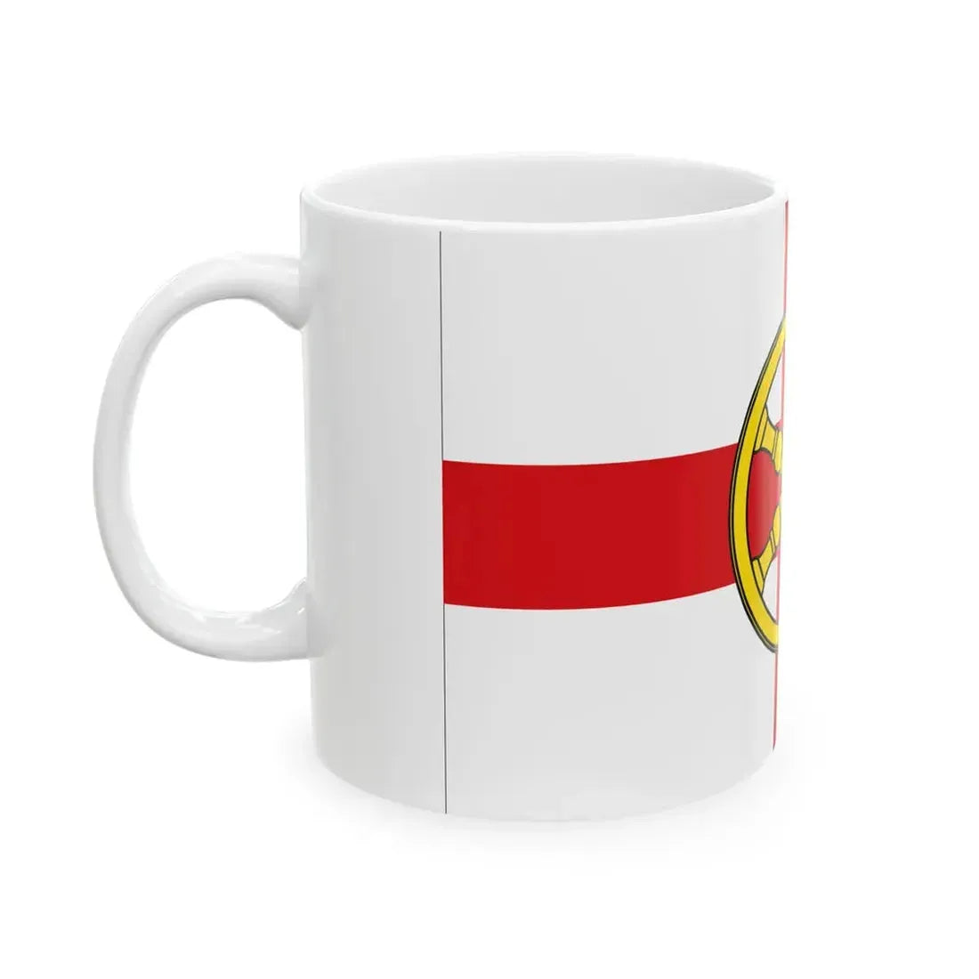 Flagge Lahnstein (Germany) White Coffee Mug - Go Mug Yourself