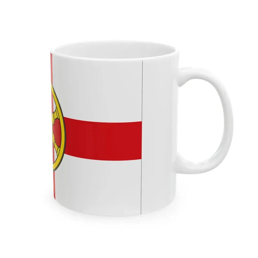 Flagge Lahnstein (Germany) White Coffee Mug - Go Mug Yourself