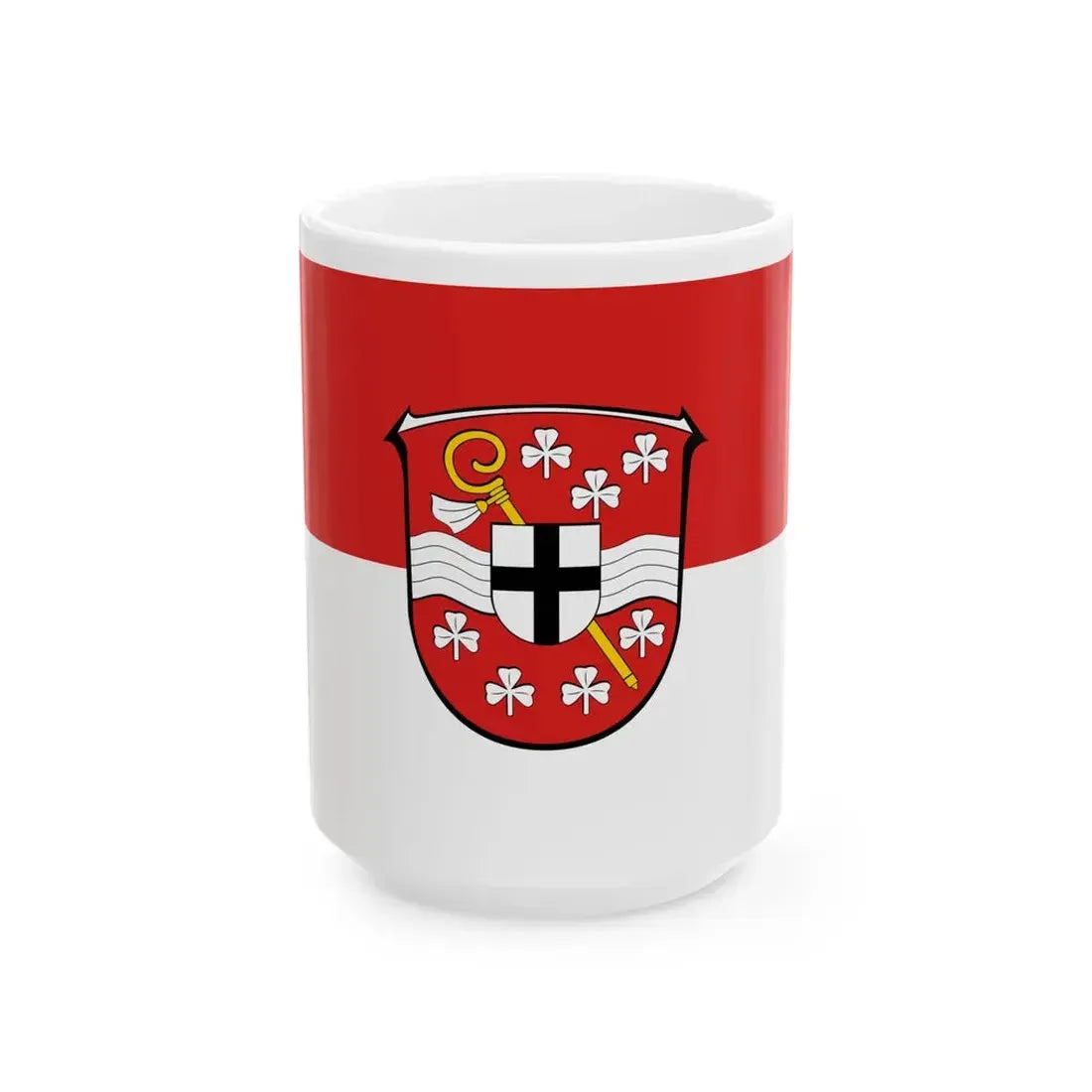 Flagge Lahntal (Germany) White Coffee Mug 15oz - Go Mug Yourself