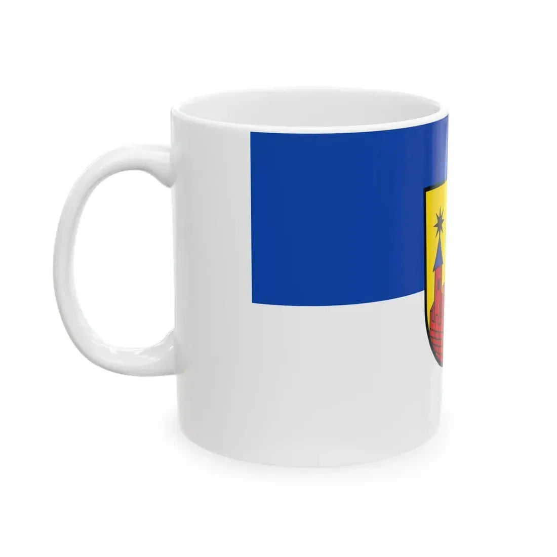 Flagge Landau Bad Arolsen (Germany) White Coffee Mug - Go Mug Yourself