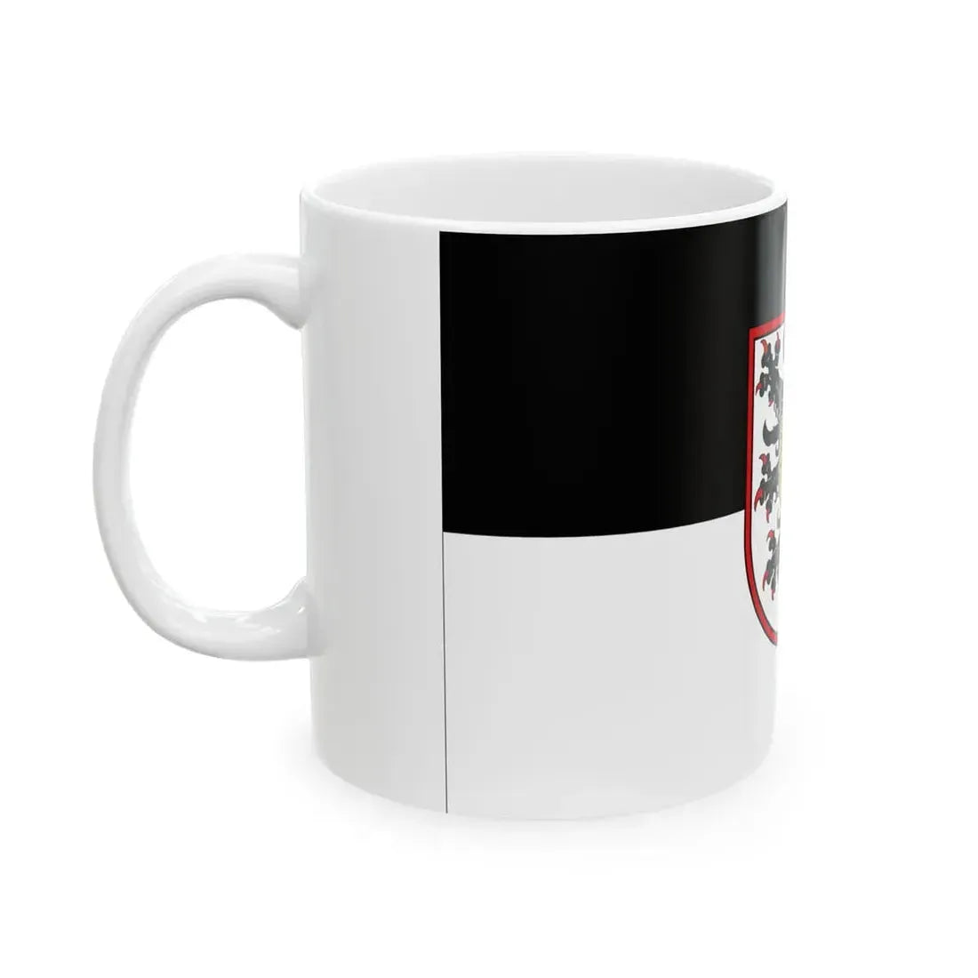 Flagge Landau in der Pfalz (Germany) White Coffee Mug - Go Mug Yourself
