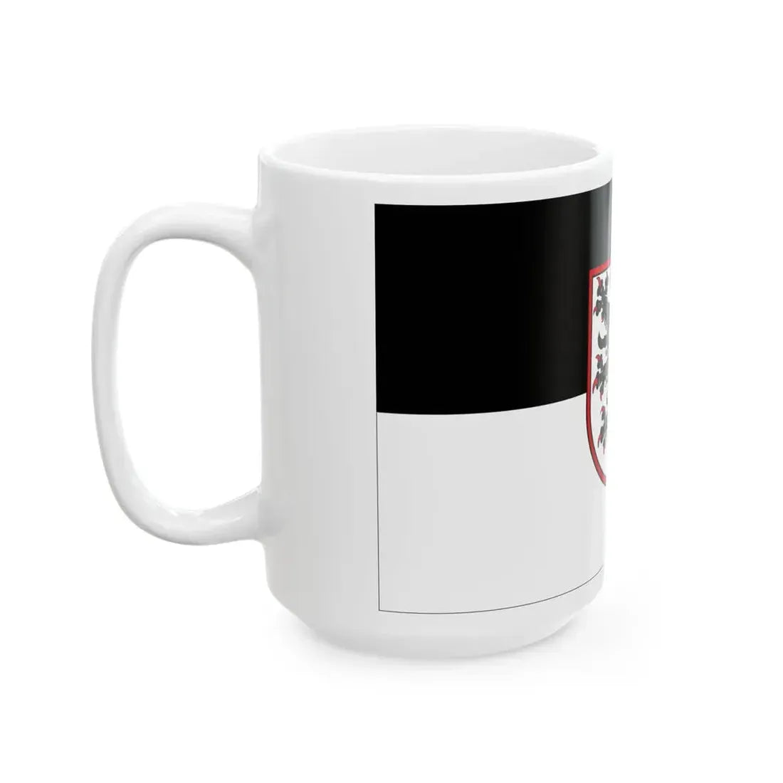 Flagge Landau in der Pfalz (Germany) White Coffee Mug - Go Mug Yourself