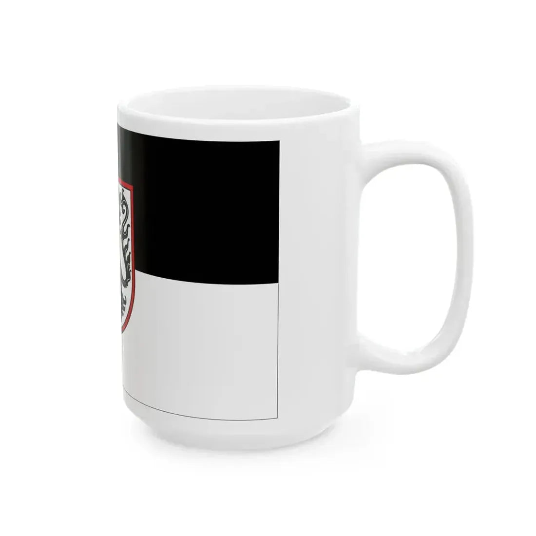 Flagge Landau in der Pfalz (Germany) White Coffee Mug - Go Mug Yourself