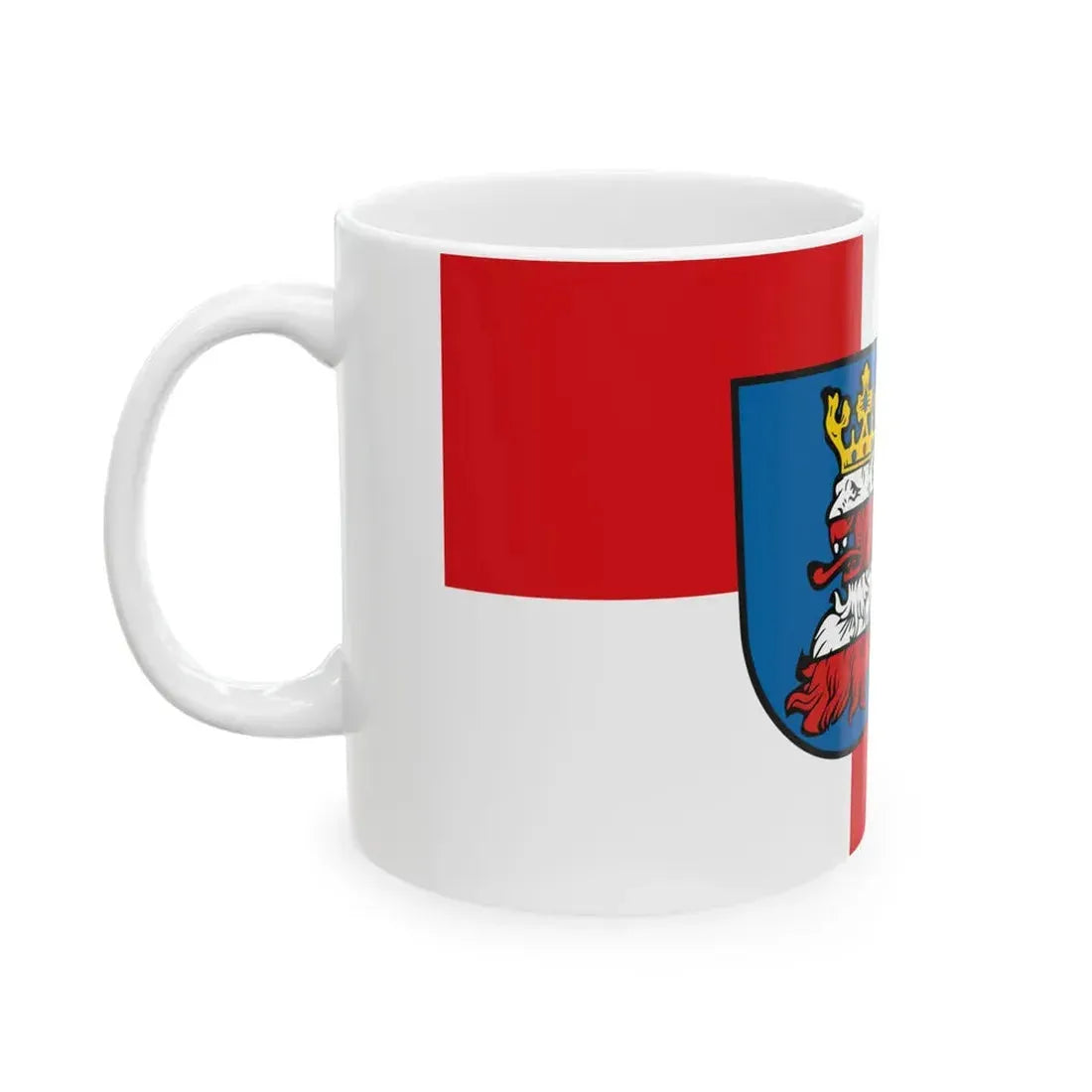 Flagge Landkreis Biedenkopf (Germany) White Coffee Mug - Go Mug Yourself
