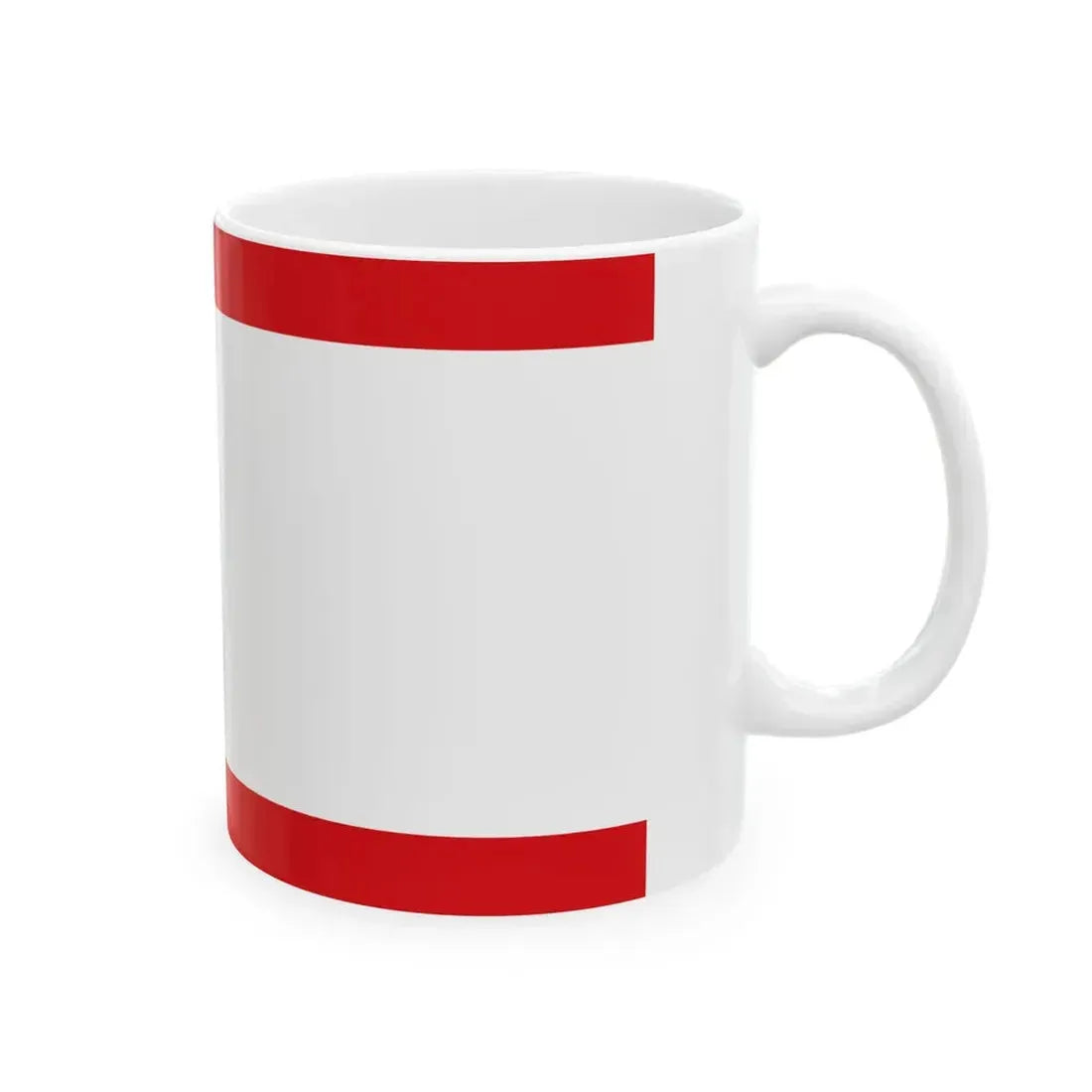 Flagge Landkreis Buedingen (Germany) White Coffee Mug - Go Mug Yourself