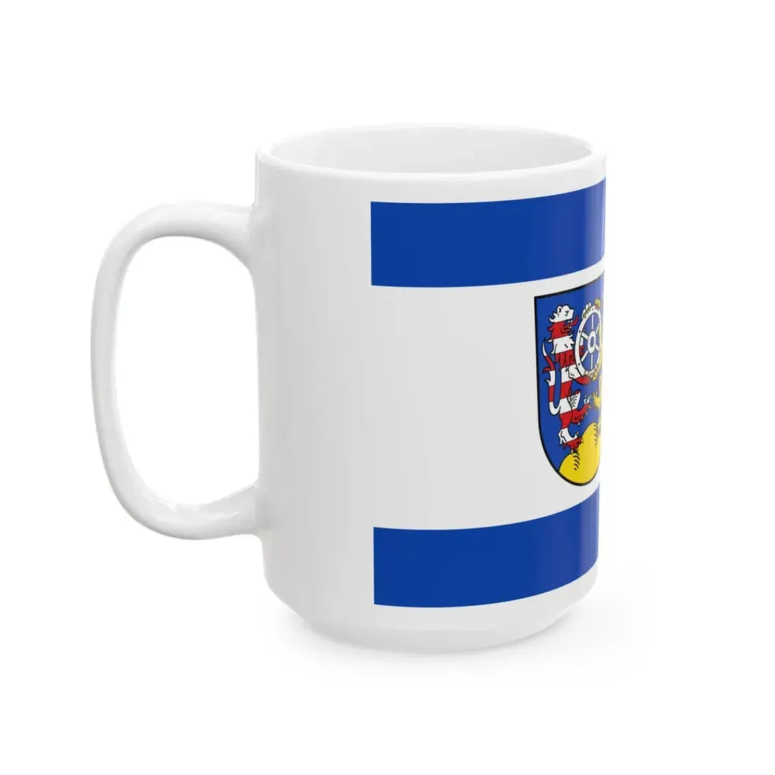 Flagge Landkreis Frankenberg (Germany) White Coffee Mug - Go Mug Yourself
