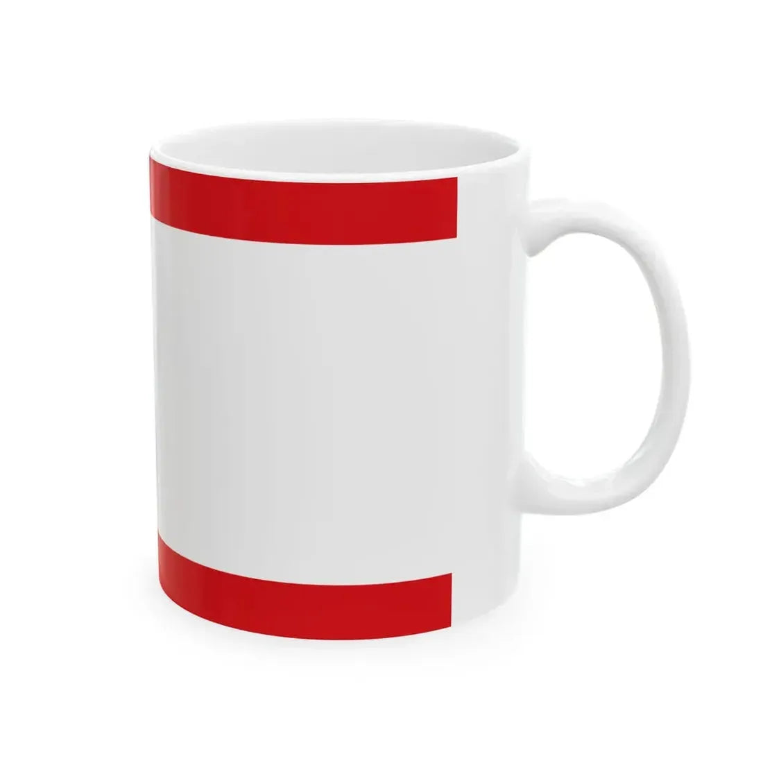 Flagge Landkreis Lauterbach (Germany) White Coffee Mug - Go Mug Yourself