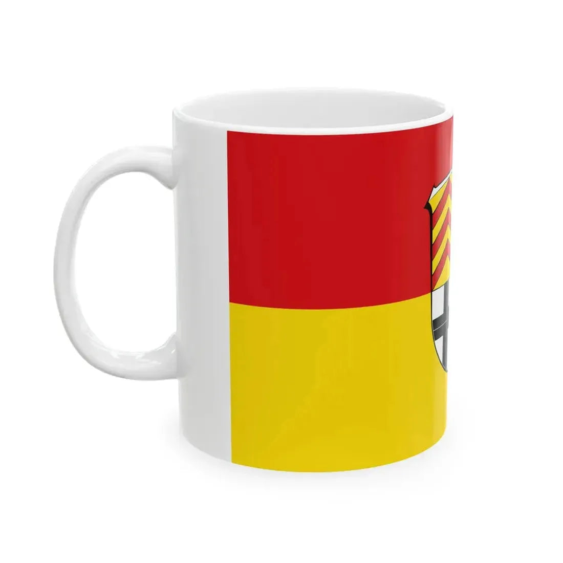 Flagge Landkreis Schluechtern (Germany) White Coffee Mug - Go Mug Yourself