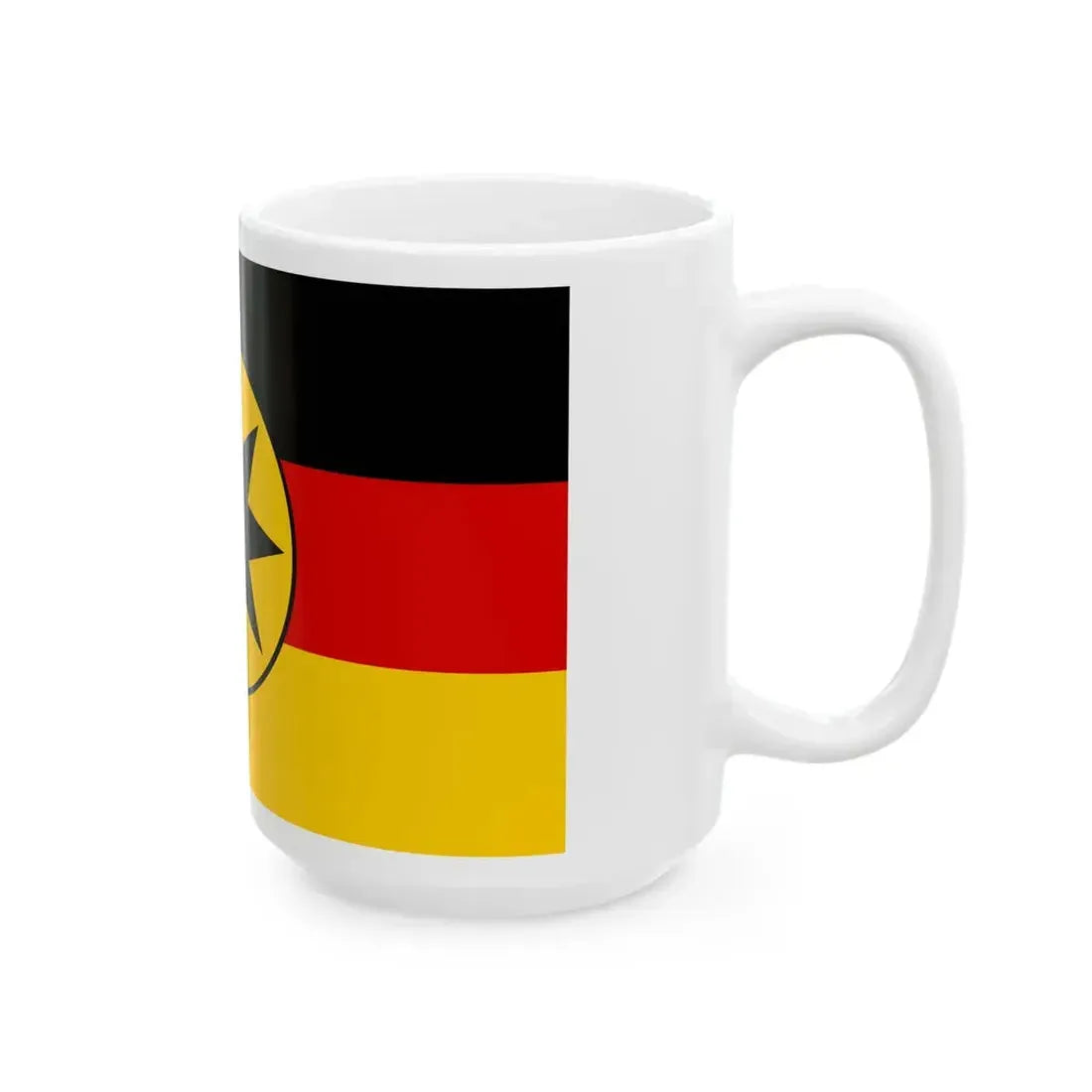 Flagge Landkreis Waldeck (Germany) White Coffee Mug - Go Mug Yourself