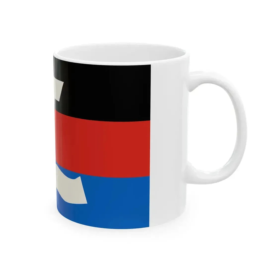 Flagge Langeoog (Germany) White Coffee Mug - Go Mug Yourself
