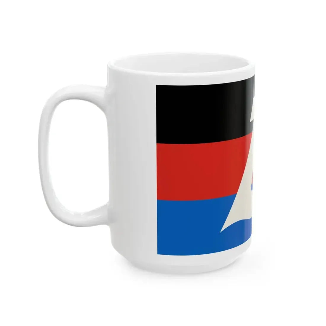 Flagge Langeoog (Germany) White Coffee Mug - Go Mug Yourself