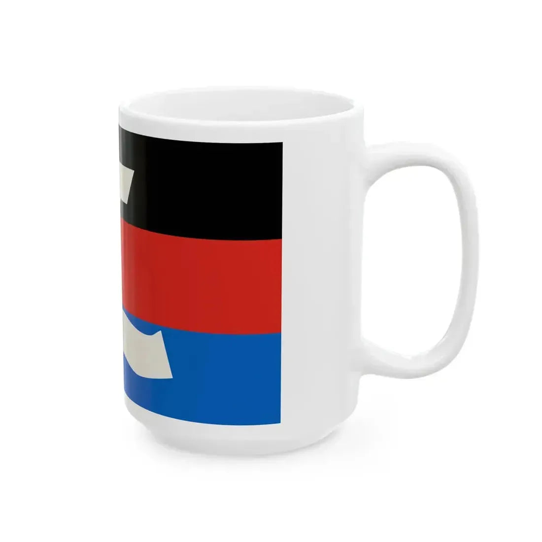 Flagge Langeoog (Germany) White Coffee Mug - Go Mug Yourself