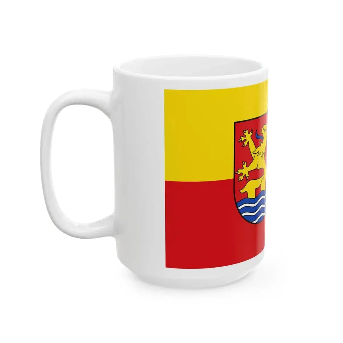 Flagge Lauenfoerde (Germany) White Coffee Mug - Go Mug Yourself