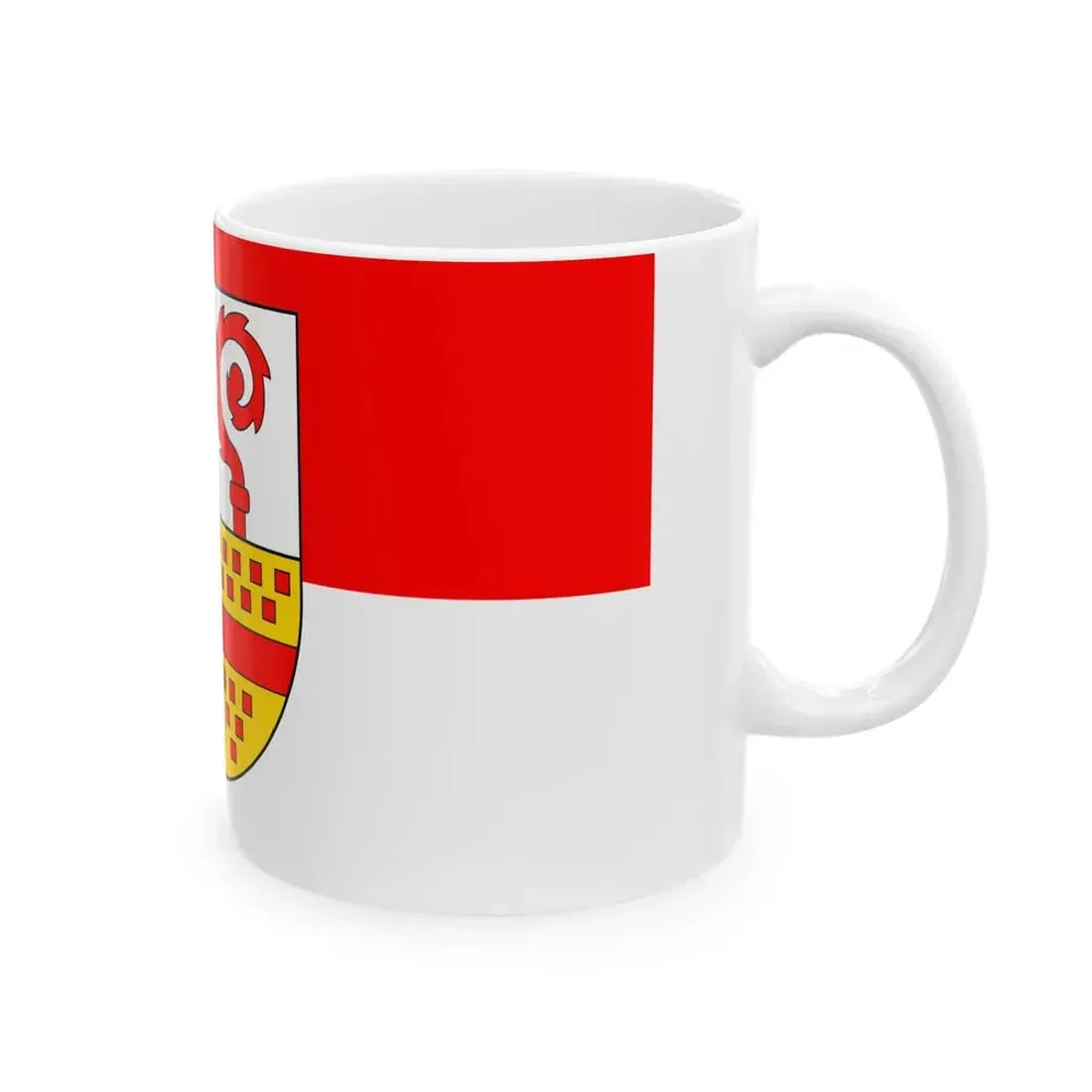 Flagge Lebach (Germany) White Coffee Mug - Go Mug Yourself