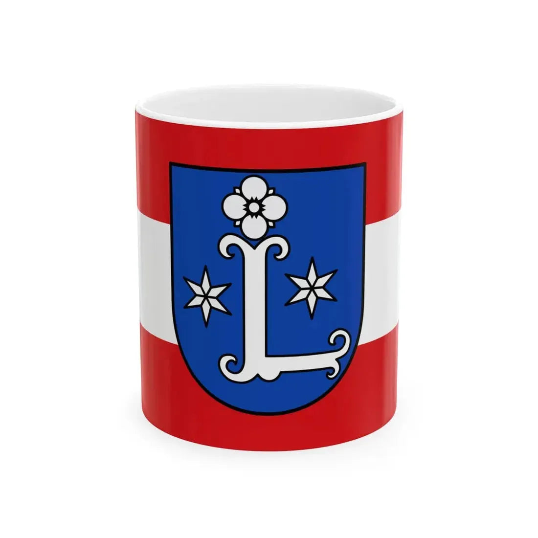 Flagge Leer Ostfr. (Germany) White Coffee Mug 11oz - Go Mug Yourself
