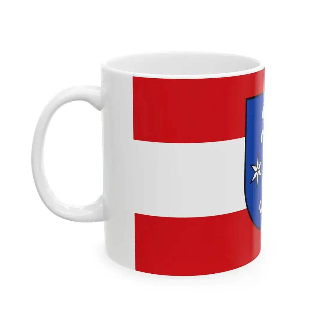 Flagge Leer Ostfr. (Germany) White Coffee Mug - Go Mug Yourself