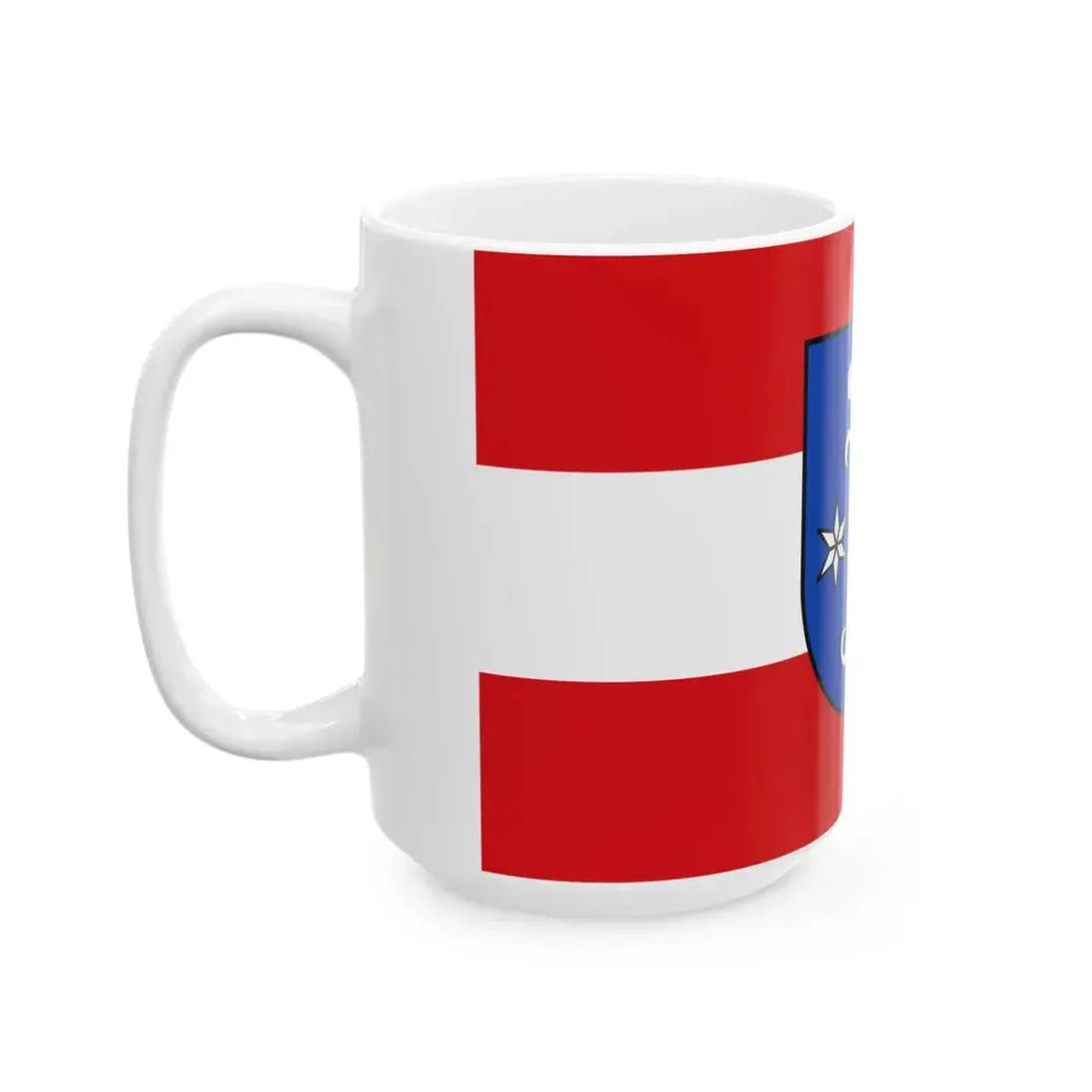 Flagge Leer Ostfr. (Germany) White Coffee Mug - Go Mug Yourself
