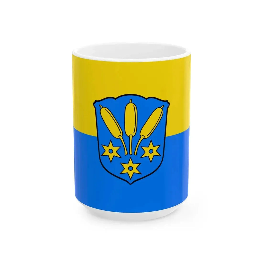 Flagge Leezdorf (Germany) White Coffee Mug 15oz - Go Mug Yourself