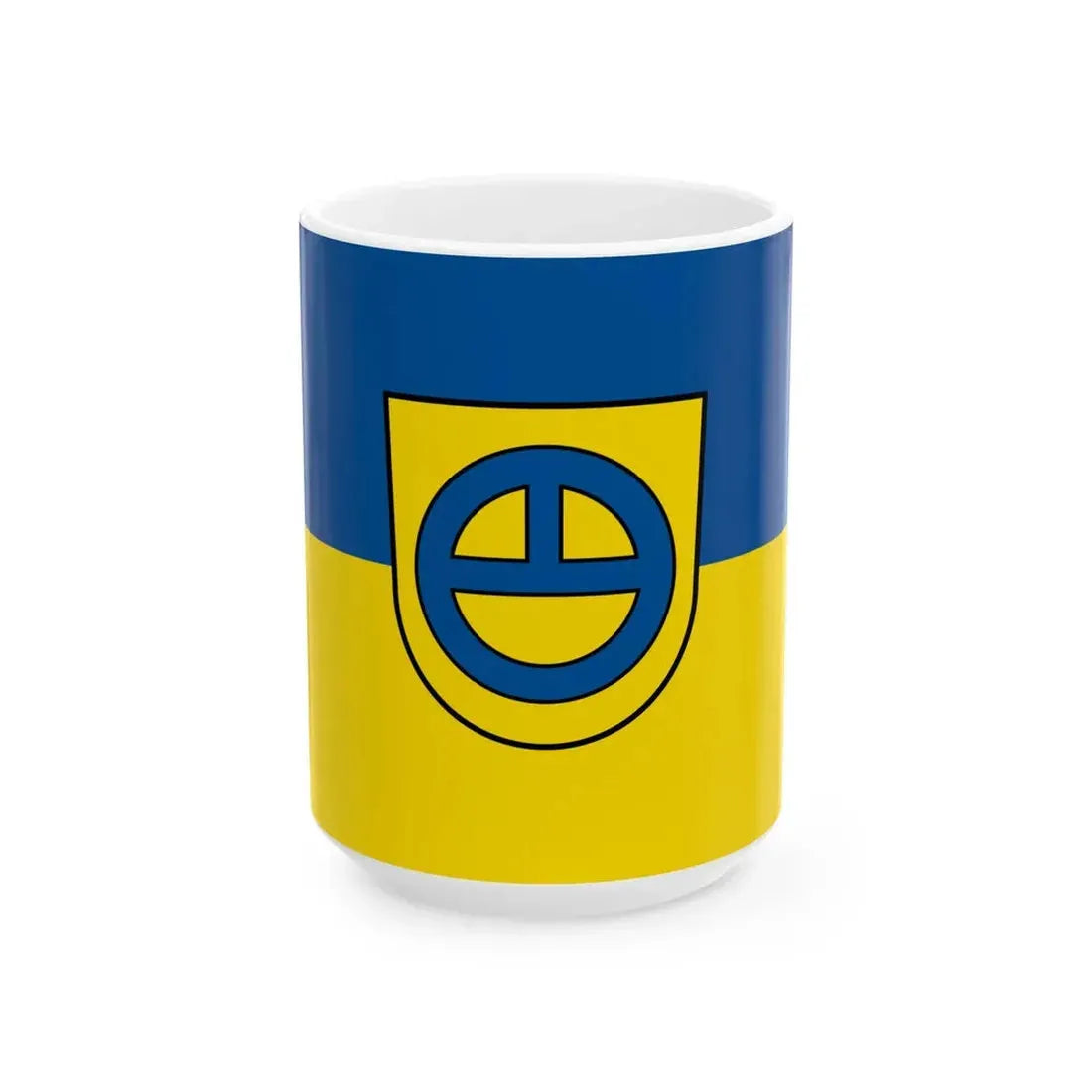 Flagge Leinfelden-Echterdingen (Germany) White Coffee Mug 15oz - Go Mug Yourself